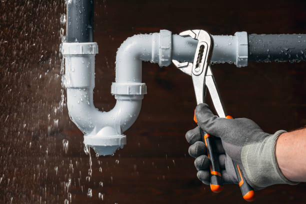 Professional Drain Cleaning technician working in Fairfax, OK